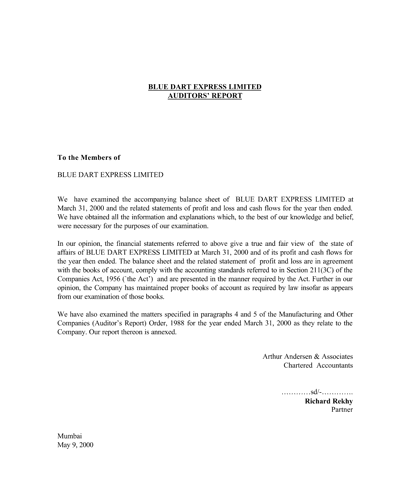 Annual Report 2000